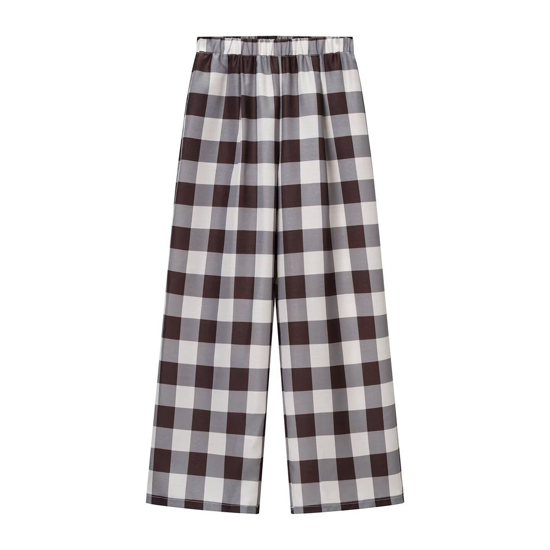 Damen weite Karottenhose mit elastischem Bund Echo Archiv