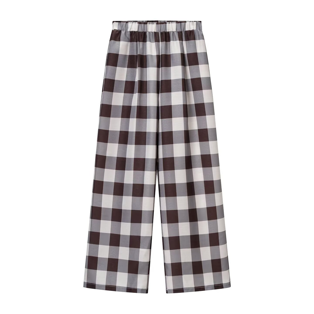 Damen weite Karottenhose mit elastischem Bund – Avélisse