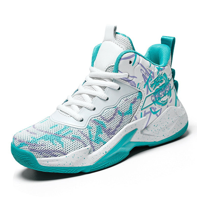 Herren High-Top Basketball-Sneaker mit gestricktem Mesh-Obermaterial, stabiler Fersenkappe und griffiger Profillaufsohle Echo Archiv
