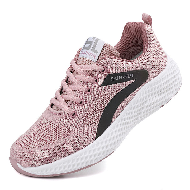 Damen nan nahtloser Strick-Sneaker mit elastischem Einstieg, Waben-Zwischensohle und anatomischem Komfortfußbett Echo Archiv