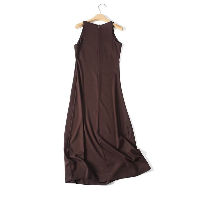 Damen Maxikleid mit elegantem Schnitt und dezentem Rückenausschnitt Echo Archiv