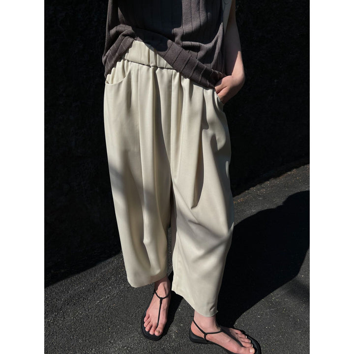 Damen Bequeme und elegante Loose-Fit Culotte Echoarchiv