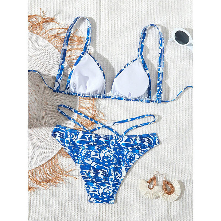 Damen Triangel-Bikini mit gekreuztem Rückenteil Echo Archiv