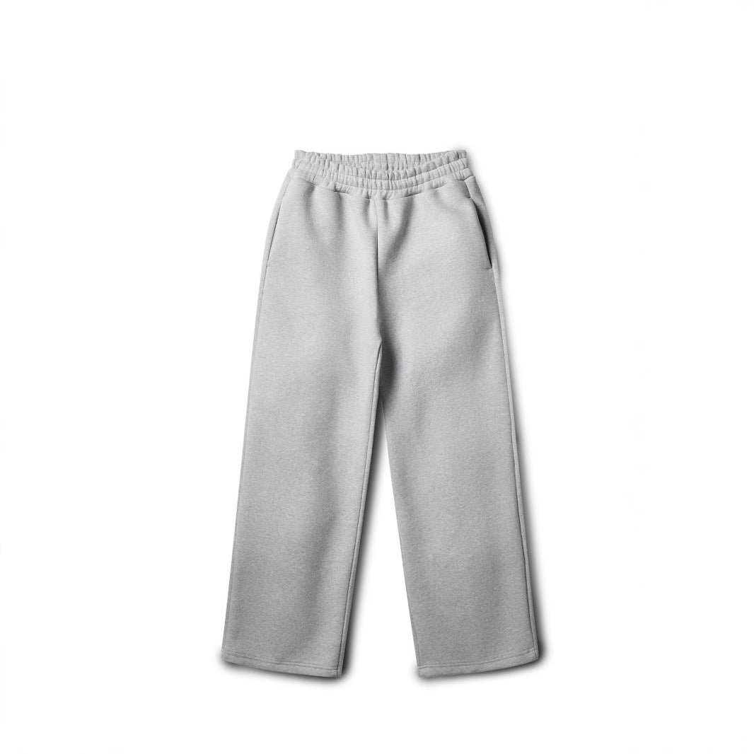 Damen nan weite High‑Waist Loungehose mit hohem Komfortbund, verdeckten Seitentaschen und geradem Bein Echo Archiv