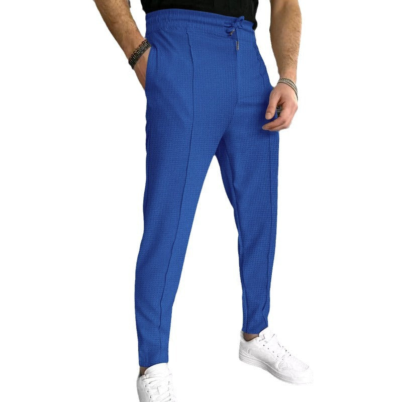 Herren Sportliche Chino-Hosen mit elastischem Bund und seitlichen Taschen Echoarchiv