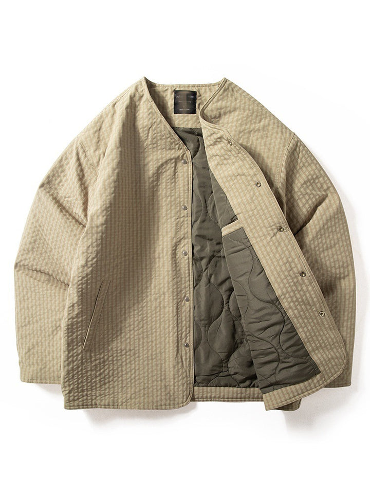 Herren Bequeme Steppjacke mit V-Ausschnitt Echo Archiv
