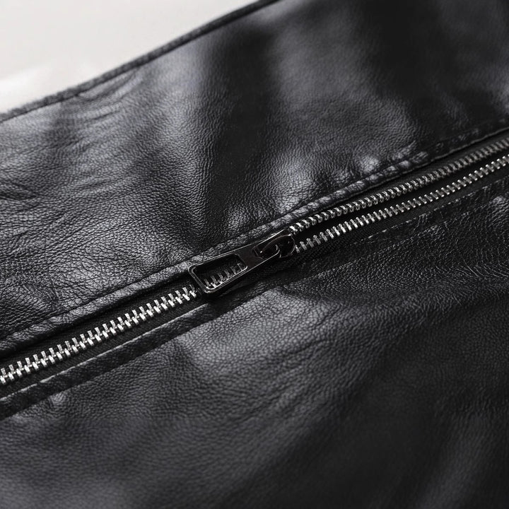 Herren Modische Bikerjacke mit Kontrastdetails Echo Archiv