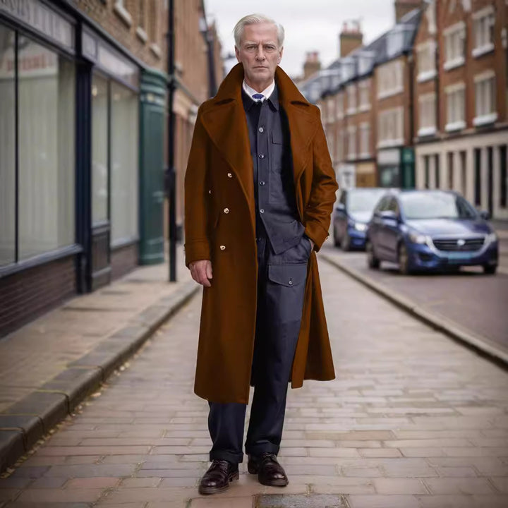 Herren eleganter Woolcoat Echoarchiv 1760892302
