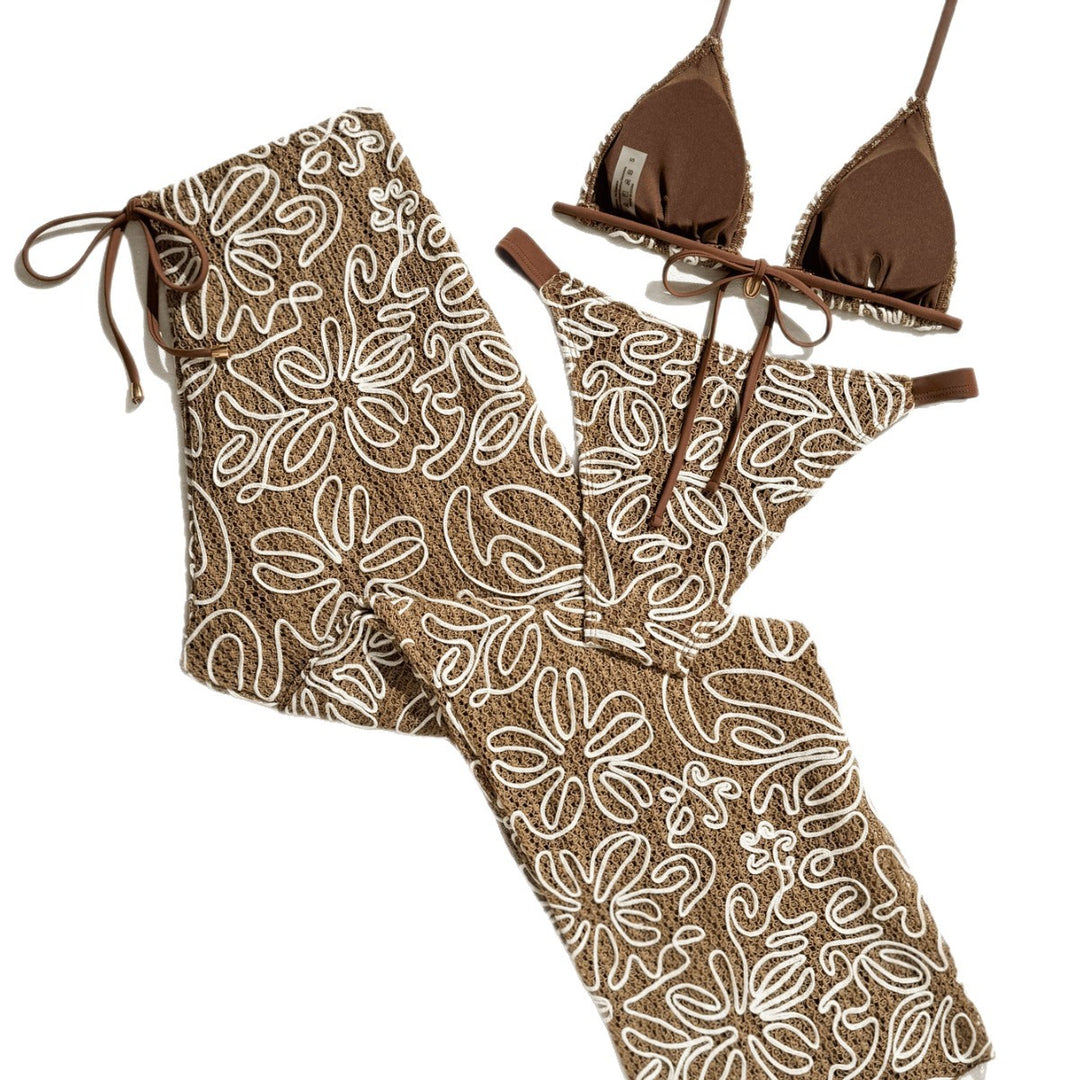 Damen Bikini-Set mit lässigem Overlayer Echo Archiv