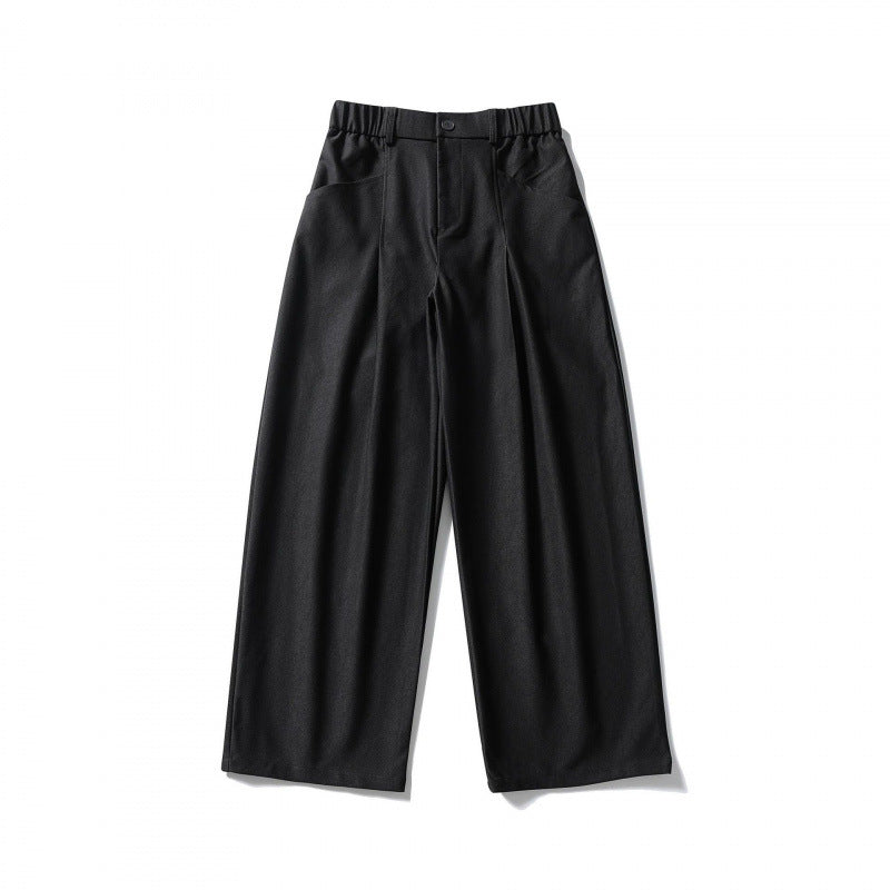 Damen Hochtaillierte Culotte‑Hose mit elastischem Rückenteil, soften Twill und dekorativen Vorderfalten Echo Archiv