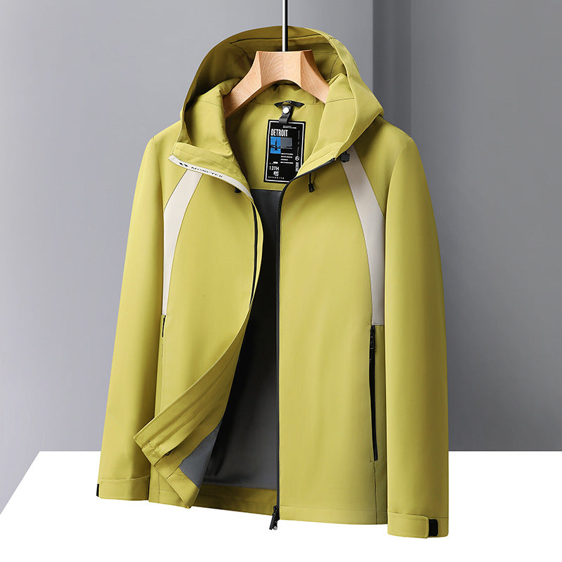 Herren multifunktionale Outdoor-Jacke mit abnehmbarer Kapuze Echoarchiv