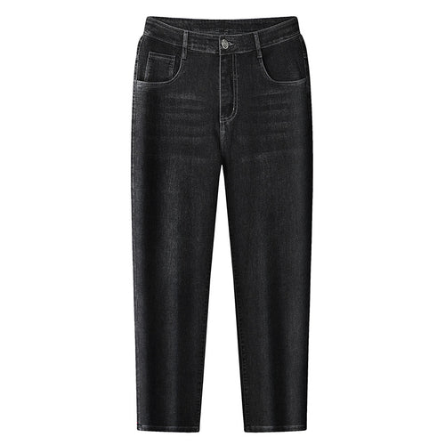 Damen High‑Waist Cropped Slim‑Tapered Jeans mit Stretch und Five‑Pocket‑Design Echo Archiv