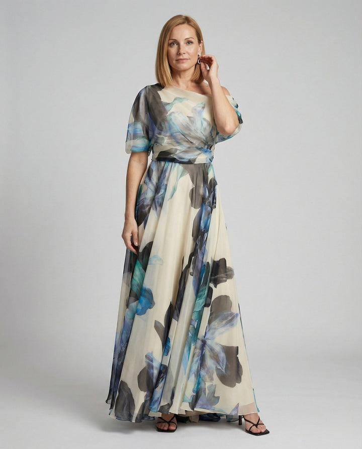 Damen Abendkleid lang Carmen