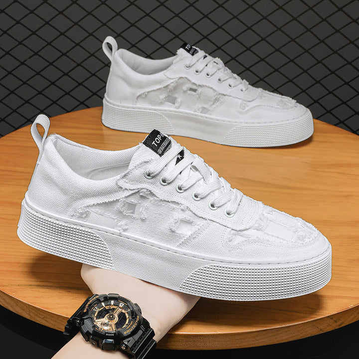 Damen modische Sneaker mit trendiger Distressed-Optik und strapazierfähigem Obermaterial Echo Archiv