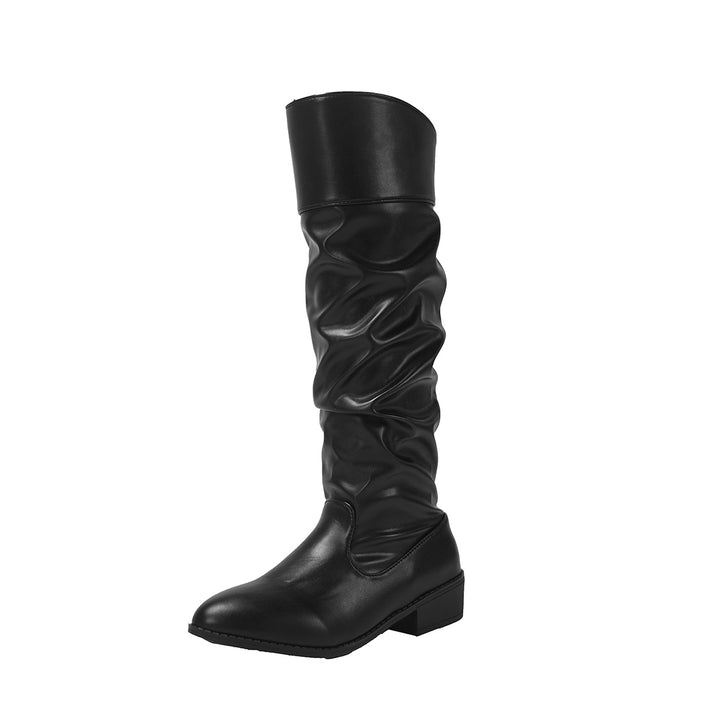 Damen Elegante und gefütterte Overkneestiefel Echo Archiv
