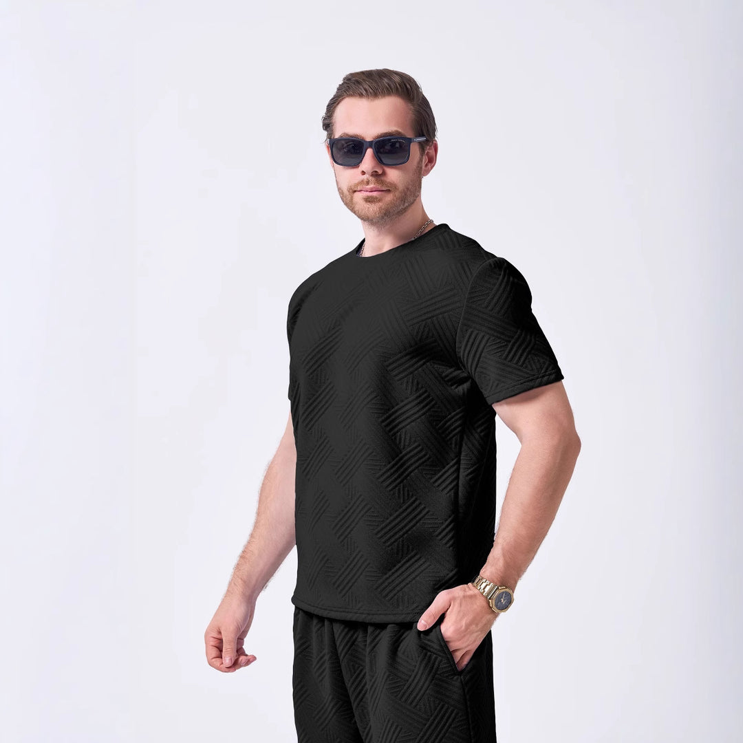 Herren lässiges Premium T-Shirt mit strukturiertem Design und hohem Tragekomfort Echoarchiv