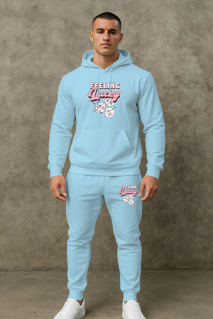Herren Sportliches Hoodie- und Jogginghosen-Set Echoarchiv