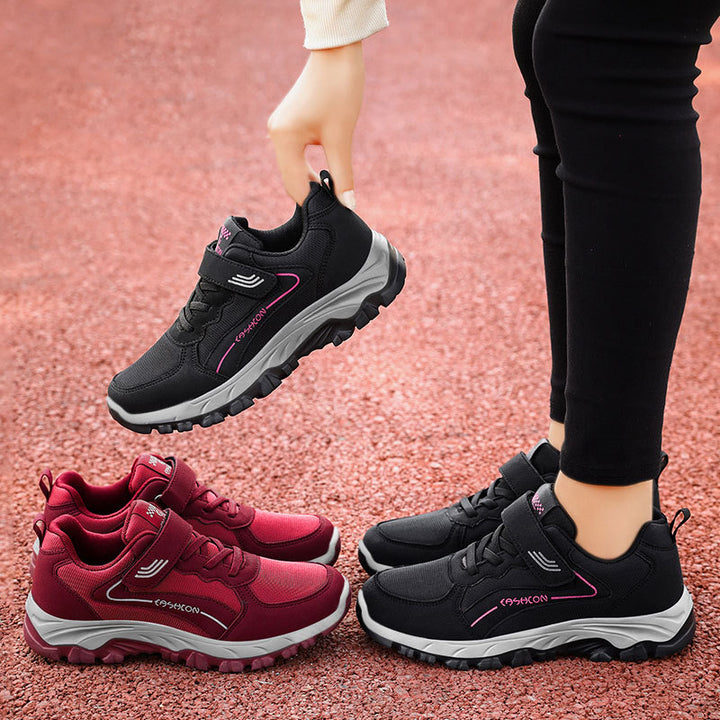 Damen nan robuster Trailwalking-Sneaker mit Klettverschluss, gepolstertem Fersenhalt und stoßdämpfender Profilsohle Echo Archiv