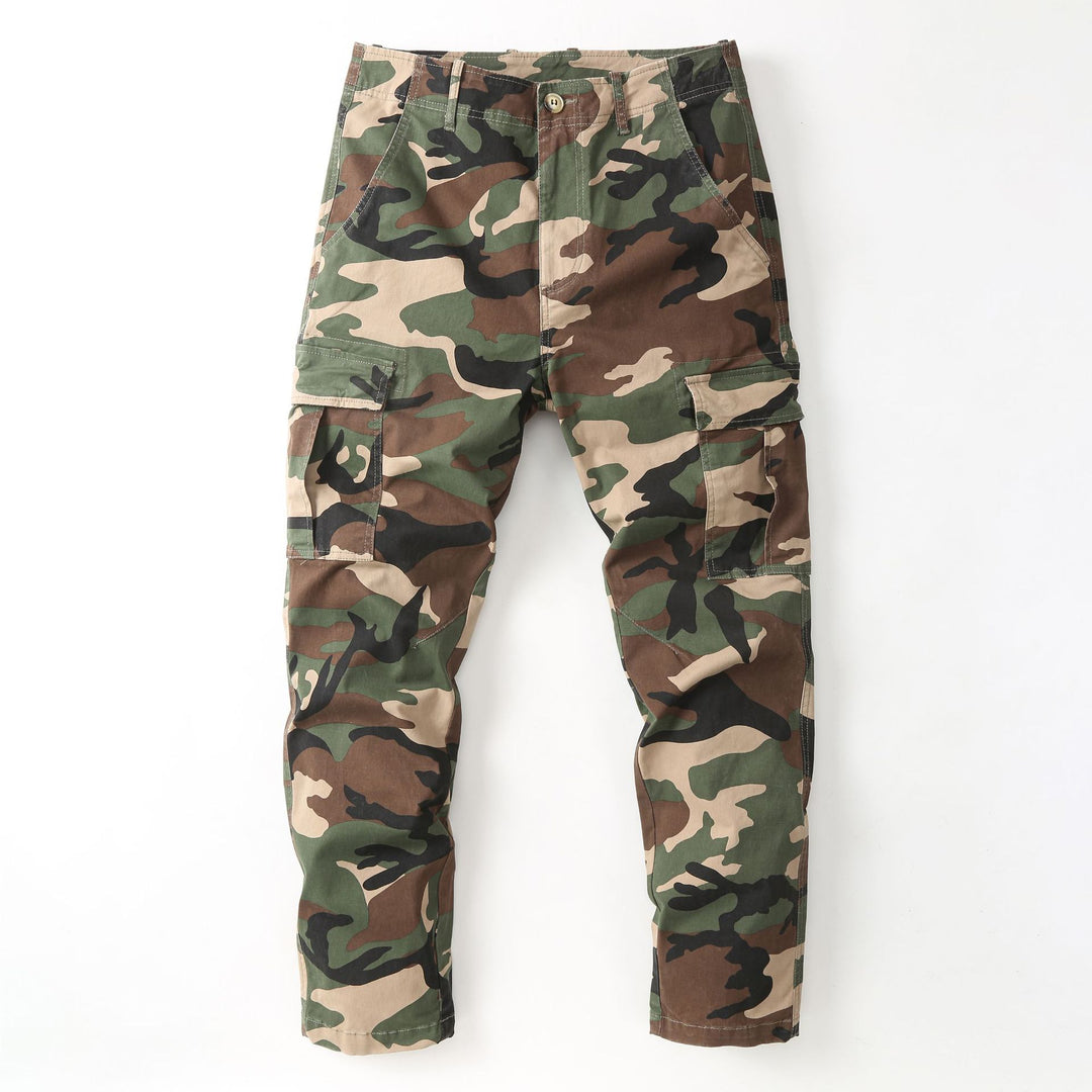 Herren Cargohose mit Tarnmuster und mehreren Utility-Taschen Echoarchiv