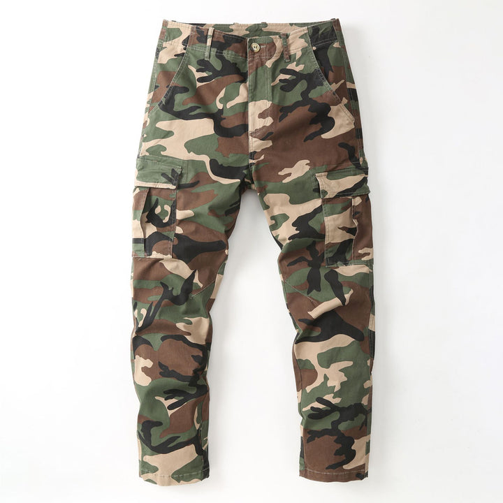 Herren Cargohose mit Tarnmuster und mehreren Utility-Taschen Echoarchiv