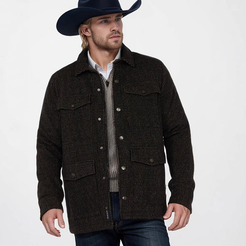 Herren Modische Winterjacke mit praktischen Taschen Echoarchiv