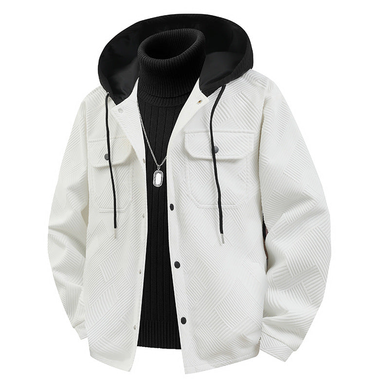 Herren Modische und funktionale Jacke mit Kapuze Echo Archiv