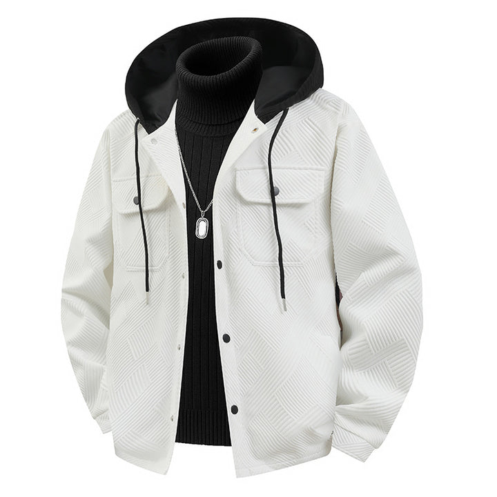 Herren Modische und funktionale Jacke mit Kapuze Echo Archiv
