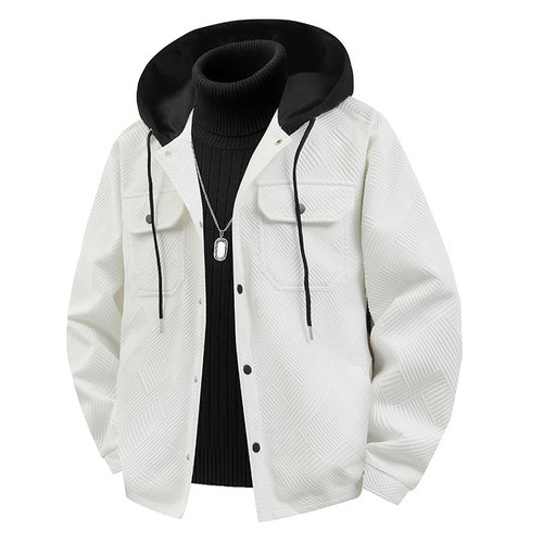 Herren Modische und funktionale Jacke mit Kapuze Echo Archiv
