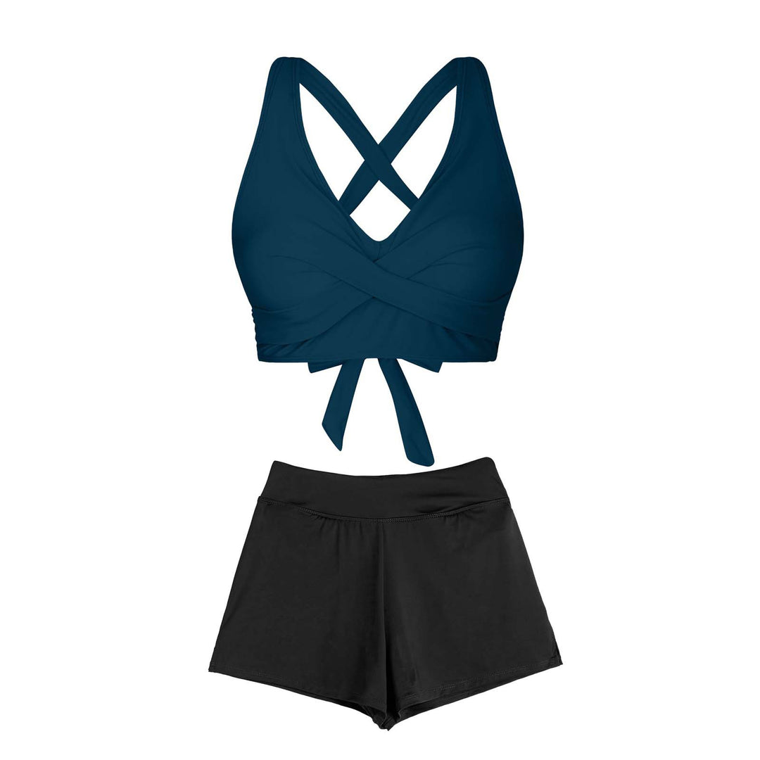 Damen Zweiteiliger Badeanzug mit floralem Design Echo Archiv