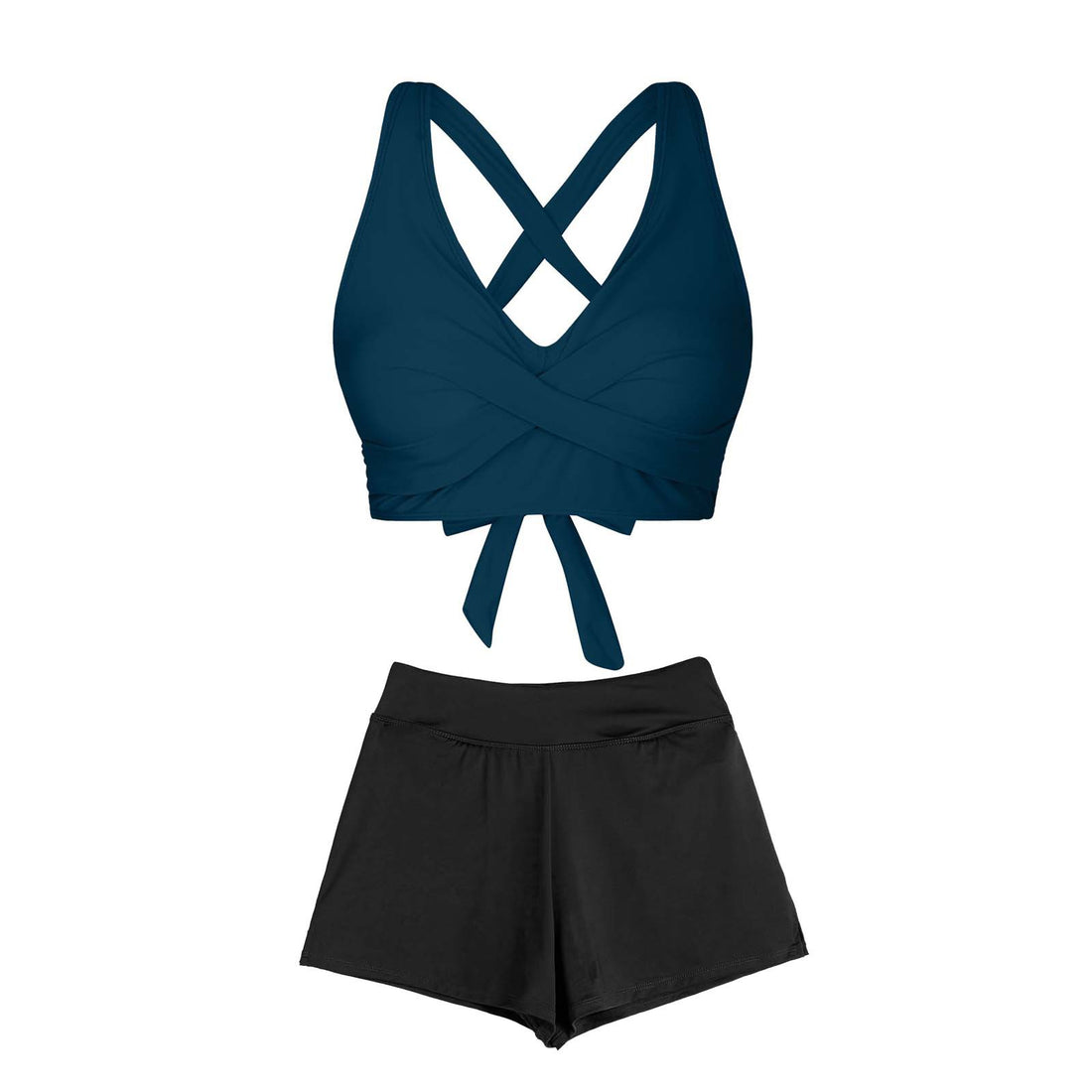 Damen Zweiteiliger Badeanzug mit floralem Design – Maréssa