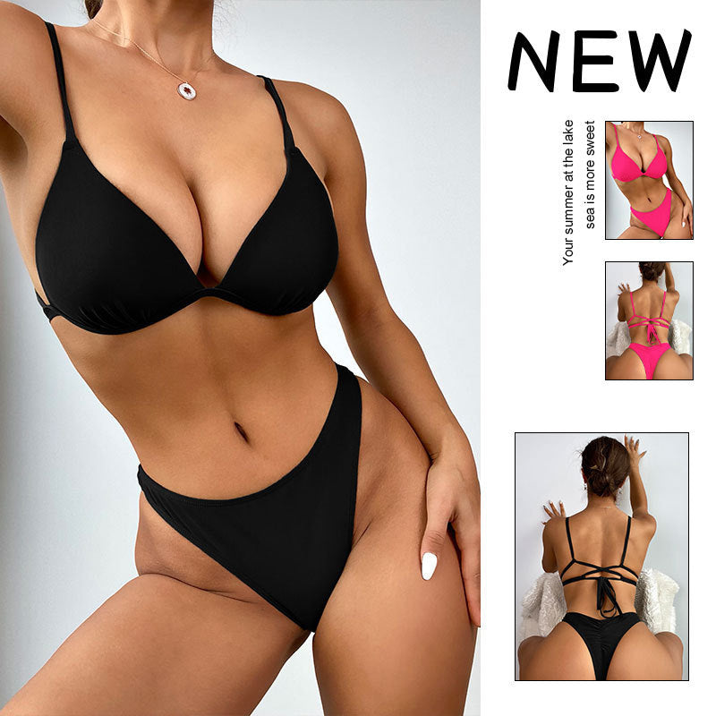Damen Triangel-Bikinioberteil mit verstellbaren Trägern und elegantem Schnitt Echo Archiv
