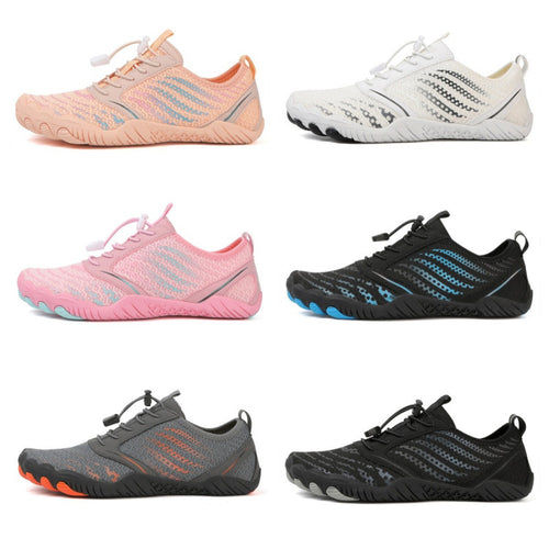 Unisex Flexibler Barfuß‑Wasserschuh mit Schnellverschluss und rutschfester Gummisohle Echoarchiv