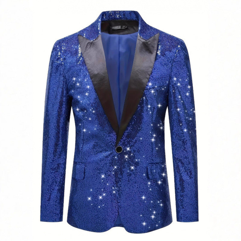 Herren Luxus Paillettenblazer Echoarchiv