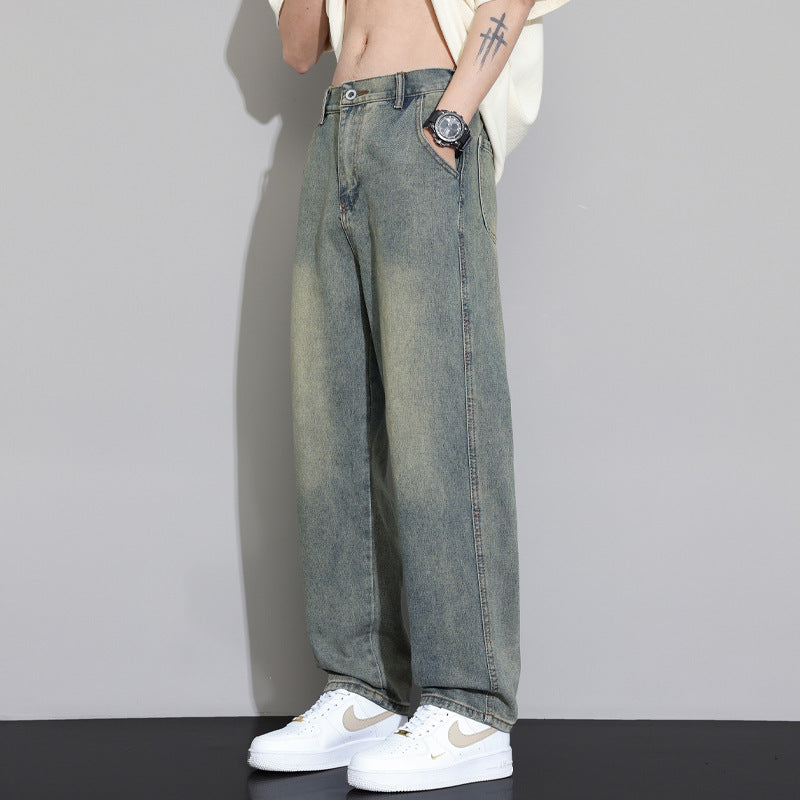 Herren lässige weite Jeanshose Echoarchiv