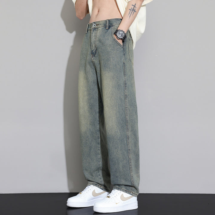 Herren lässige weite Jeanshose Echoarchiv