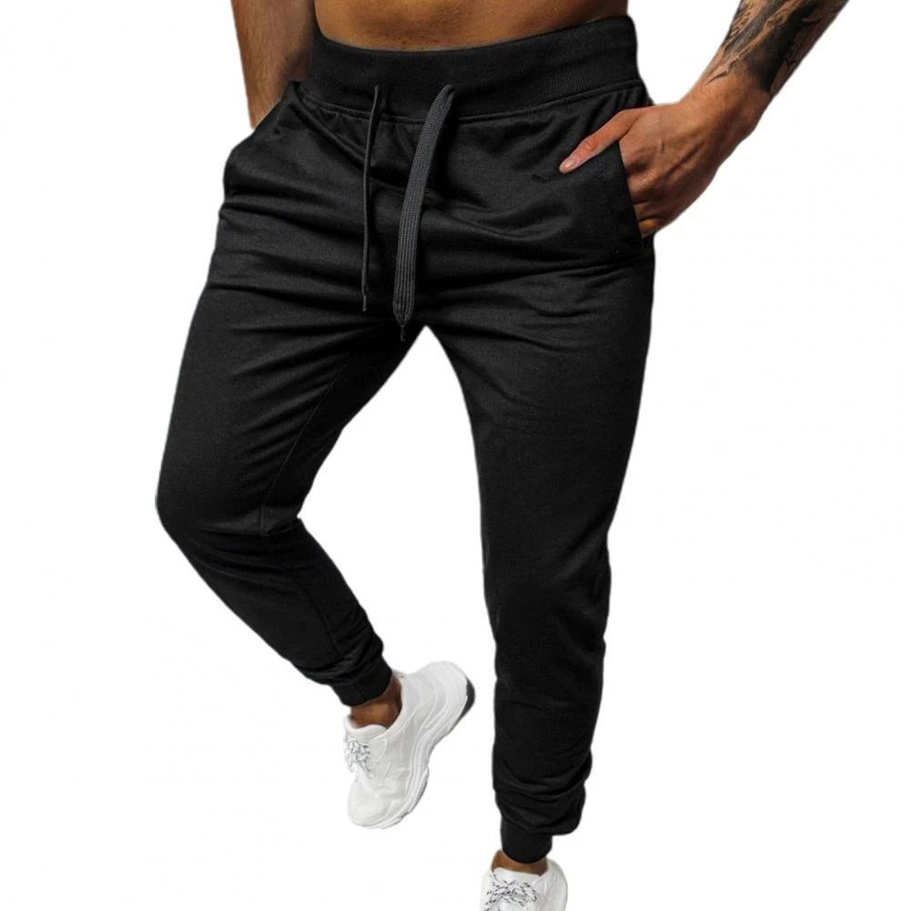 Herren bequeme Jogginghose mit seitlichen Taschen und elastischem Bund Echoarchiv
