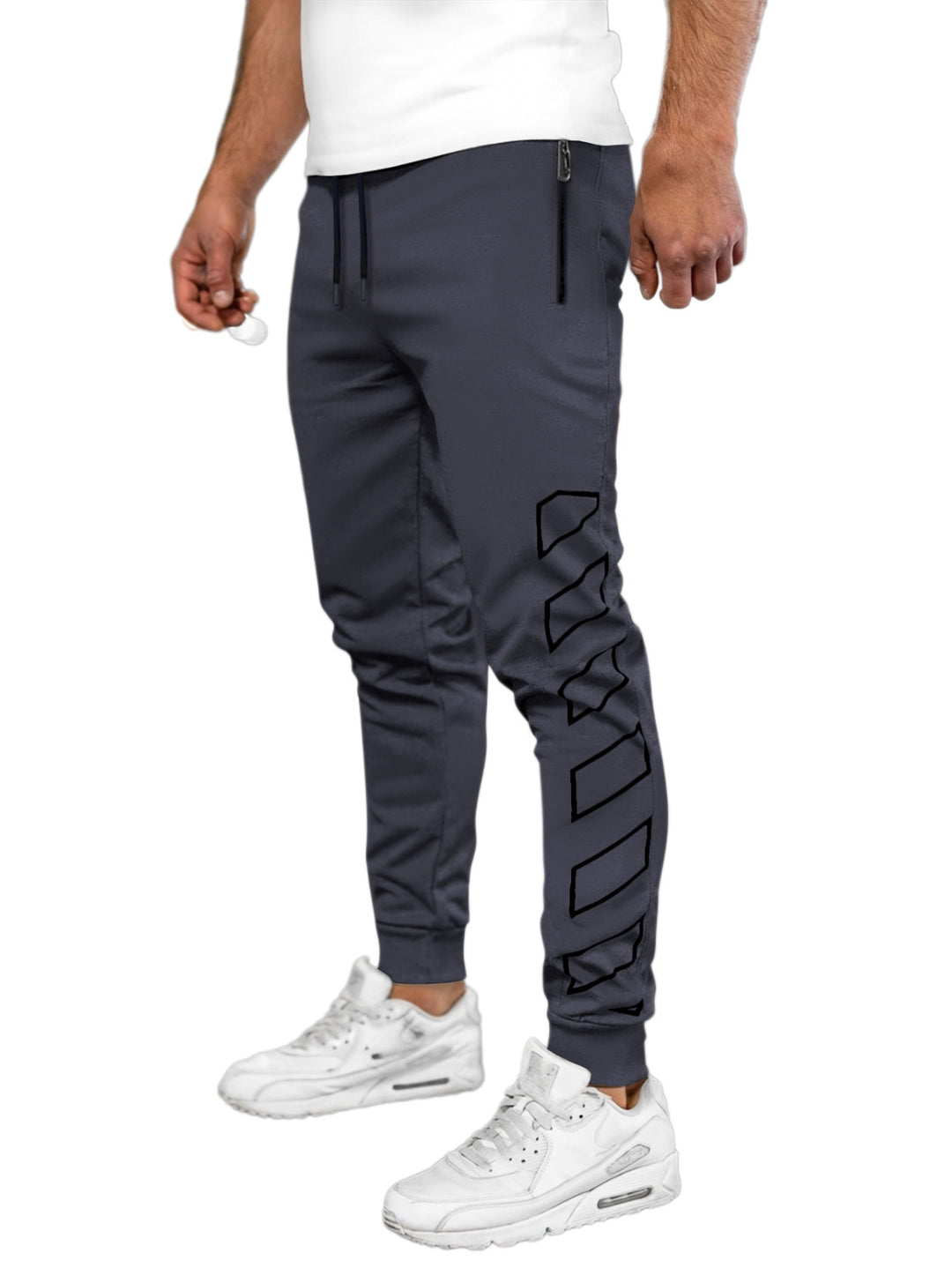 Herren funktionale Sporthose mit seitlichen Reißverschlusstaschen und modernem Design Echoarchiv