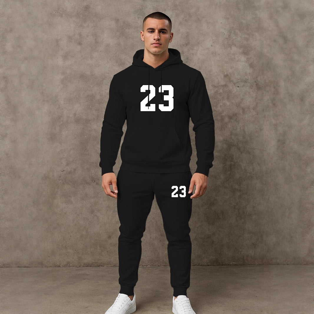 Herren Premium Sportanzug mit lässigem Grafikdesign Echoarchiv