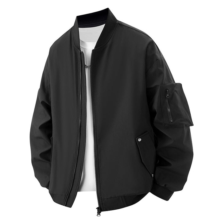Herren funktionale Bomberjacke mit mehreren Taschen Echoarchiv