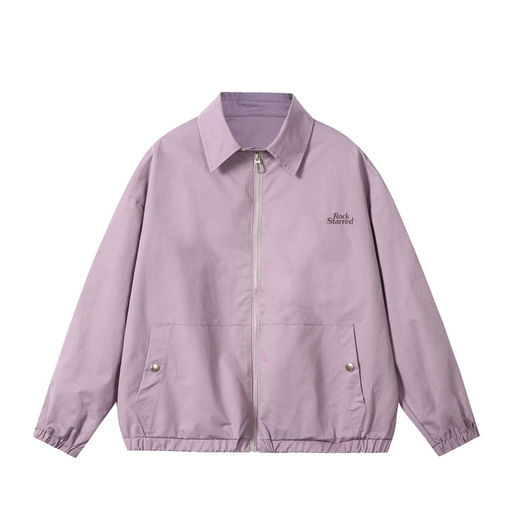 Unisex Leichte Windjacke mit Hemdkragen, Reißverschluss und aufgesetzten Taschen Echoarchiv