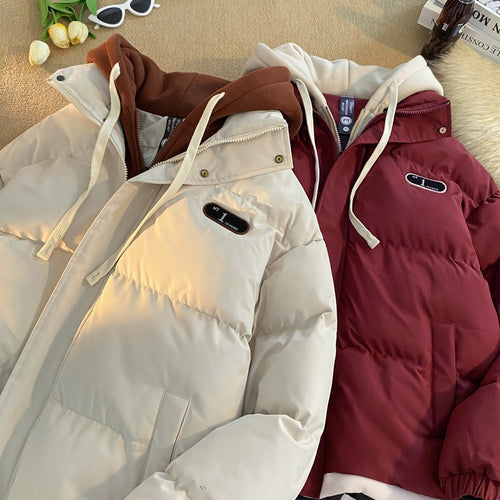 Damen Wattierte Parka-Jacke Echo Archiv