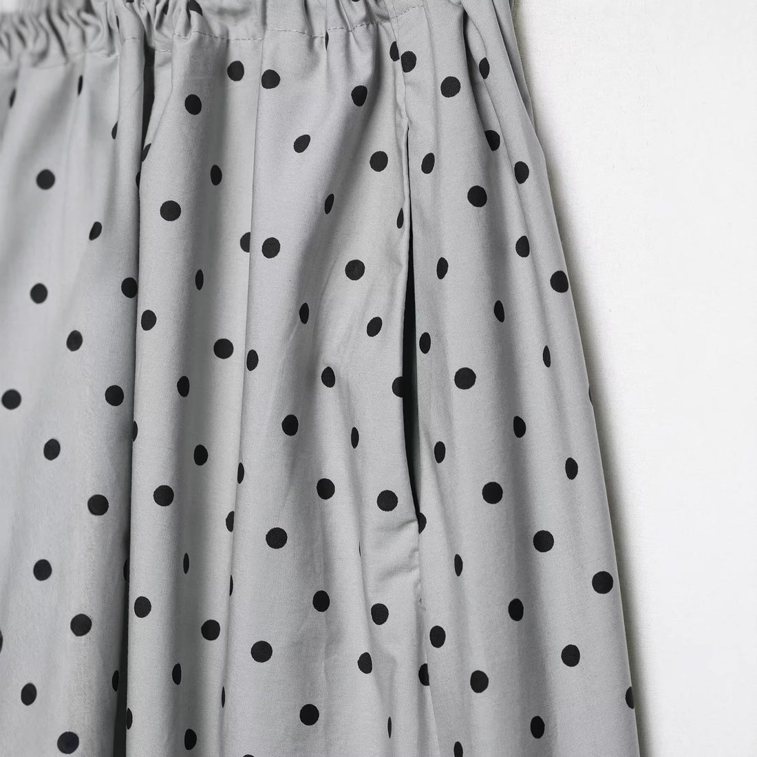 Damen Midirock mit elastischem Bund, Plissee‑Optik und Polka‑Dot‑Muster Echoarchiv