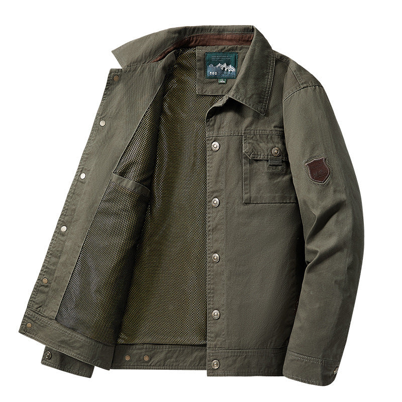 Herren Wetterfeste Outdoorjacke mit praktischen Taschen Echo Archiv