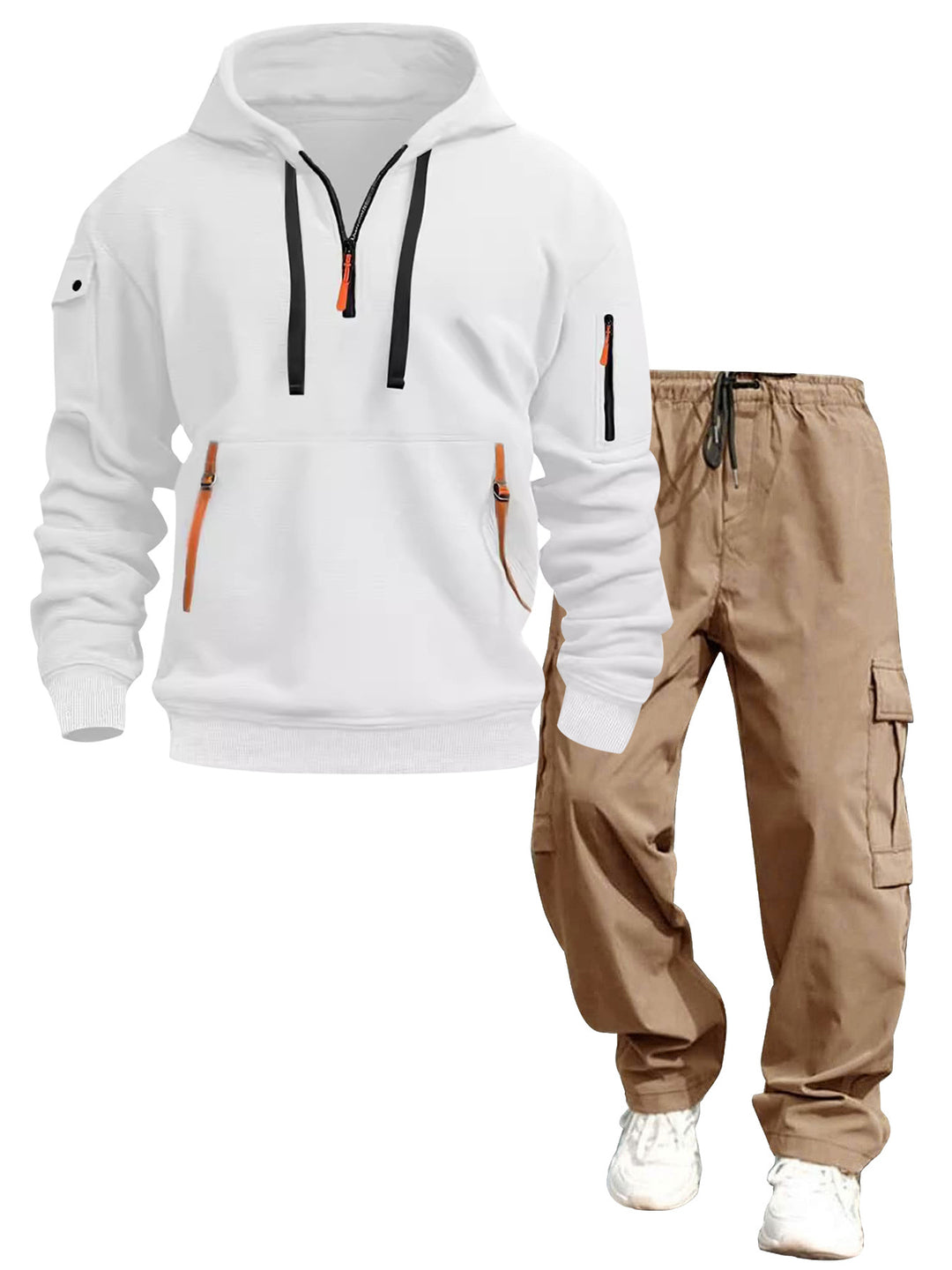 Herren lässiger Kapuzenpullover und Jogginghose Echo Archiv