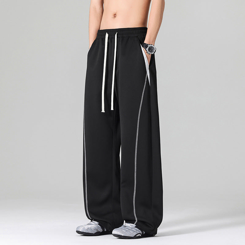 Herren Lässige Freizeithose mit hohen Beinen