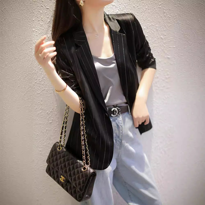 Damen Elegante und vielseitige Blazerjacke Echoarchiv
