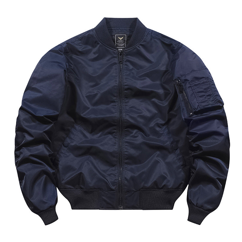 Herren Camouflage-Bomberjacke im Fliegerstil mit Mehrfach-Taschen und Strickbündchen Echoarchiv