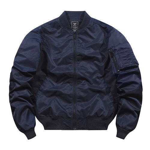 Herren Camouflage-Bomberjacke im Fliegerstil mit Mehrfach-Taschen und Strickbündchen Echoarchiv