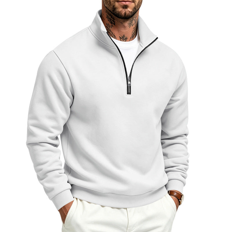Herren Halbzip-Sweatshirt mit Troyerkragen und weicher Fleece-Innenseite – Norvane