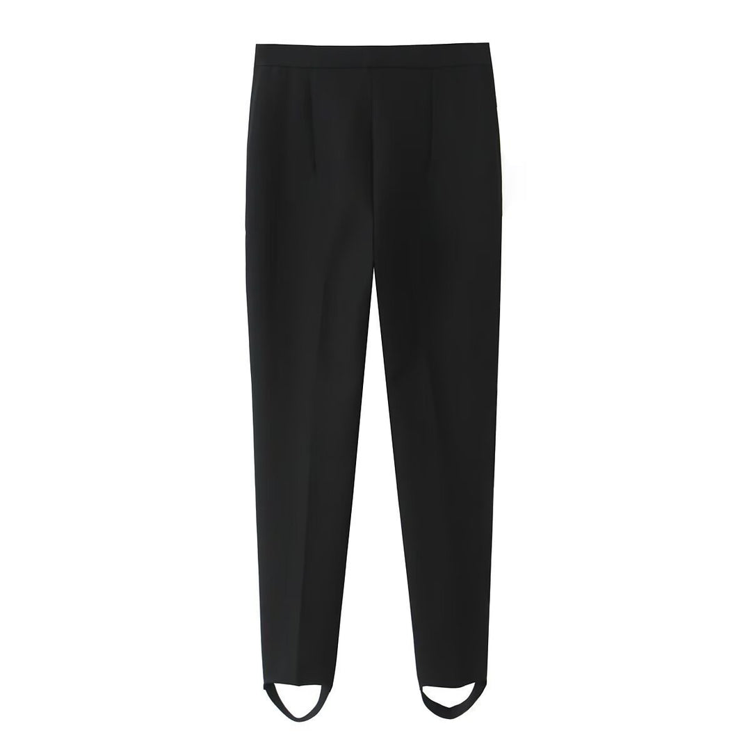 Damen elegante Hochwasser-Hose mit praktischen Schlitzdetails und hochwertiger Verarbeitung Echo Archiv